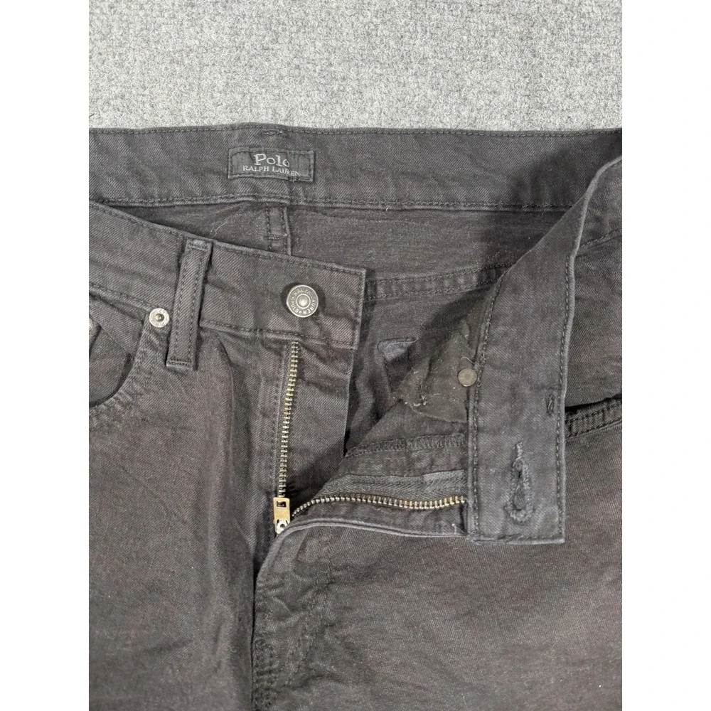 Polo Ralph Lauren The‎ Hampton Relaxed Straight Jeans Mens 30x30 Black